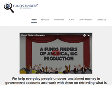 Tablet Screenshot of fundsfinders.com
